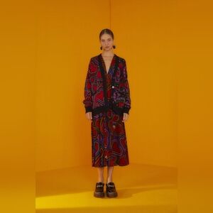 Farm Rio Wild Hearts Dress and Wild Hearts Jungle Snake Cardigan